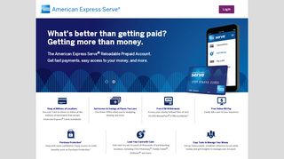 Get Paid | American Express Serve® Account