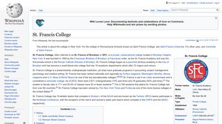 St. Francis College - Wikipedia