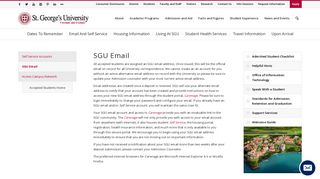 SGU Email | St. George's University