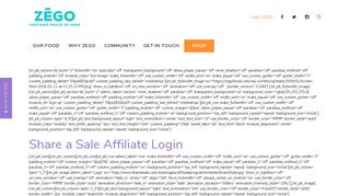 Share a Sale Affiliate Sign-Up – ZEGO Foods
