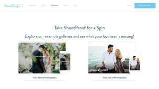Sample Online Client Galleries for Photographers | ShootProof