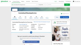 Working at Centralized Showing Service | Glassdoor