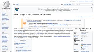 SIES College of Arts, Science & Commerce - Wikipedia