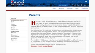 Parents - Harmony Public Schools