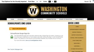 Login - Washington Community Schools