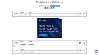 smallworlds.com - free accounts, logins and passwords