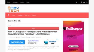 How to Change WiFi Name (SSID) and WiFi Password on Prepaid ...