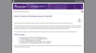 How do I close my Smartsalary account or benefits - Smartgroup ...