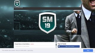 Sign In - Soccer Manager 2019