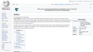 Sokker - Simple English Wikipedia, the free encyclopedia