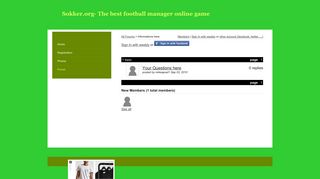 Forum - Sokker.org- The best football manager online game