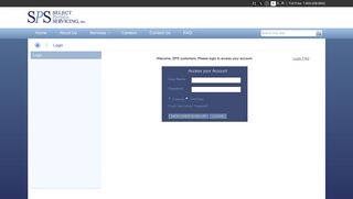 Login - Select Portfolio Servicing