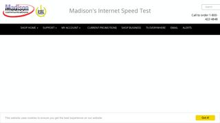 Internet Speed Test - Madison Communications