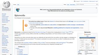 Spiceworks - Wikipedia