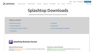 Splashtop Downloads