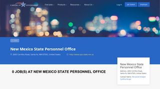 Jobs at New Mexico State Personnel Office | Careers in Government