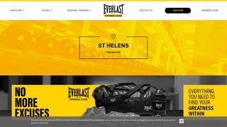 Everlast Fitness Clubs > Clubs > st-helens