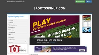 Sportssignup.com - Home Page - Sports Illustrated Play