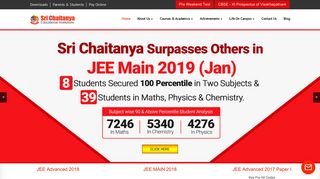 Sri Chaitanya | NEET UG Coaching-JEE Main-IIT JEE Coaching