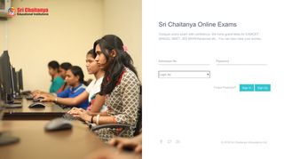 Sri Chaitanya Online Exams - Member Login