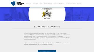 St Patrick's College - Global University Systems