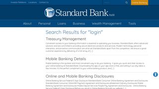 login « Standard Bank