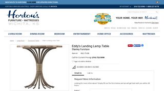 Eddy's Landing Lamp Table by Stanley Furniture | Horton's Furniture ...