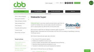 Statewide Super - Community Business Bureau