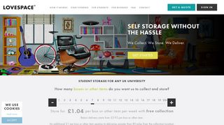 Cheap Student Storage | University Storage - Lovespace