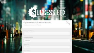 SuccessBux.com - Register A Free Account