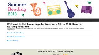 NYC Summer Reading 2018