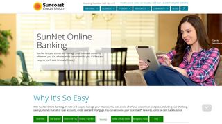 SunNet Online Banking - Suncoast Credit Union