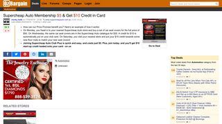 Supercheap Auto Membership $5 & Get $10 Credit in Card - OzBargain