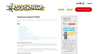 Supernews Support - FAQ & 24/7 Tech Support Links