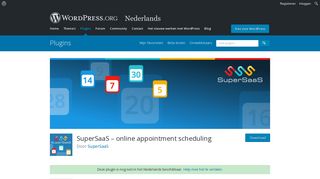 SuperSaaS – online appointment scheduling | WordPress.org