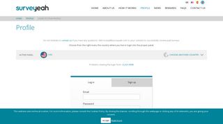 Profile - Login to your Surveyeah profile to look up your balance and ...