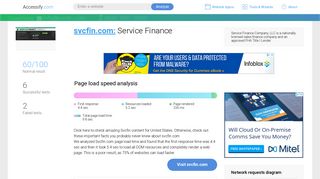 Access svcfin.com. Service Finance