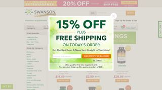 Vitamins & Supplements On Sale Now - Swanson® - Swanson Vitamins