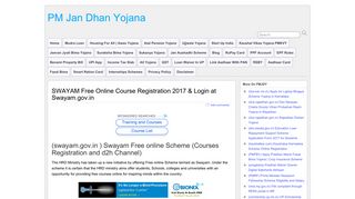 SWAYAM Free Online Course Registration 2017 & Login at Swayam ...