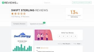 Swift Sterling Reviews - Read Reviews on Swiftsterling.co.uk Before ...