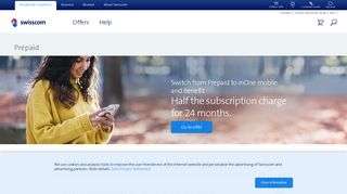 Top Up: Recharge Your Prepaid Credit | Swisscom