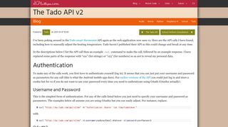 The Tado API v2 - Stephen C Phillips