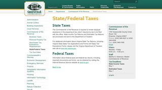 State/Federal Taxes | Commissioner of the Revenue | Departments ...