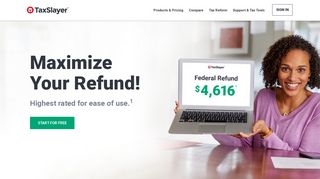 TaxSlayer | File Taxes Online | E-File Tax Returns