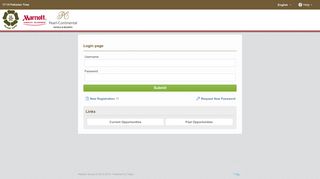 Login page (The eProcurement Portal of Hashoo Group)