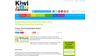 Te Kura- The Correspondence School - Kiwi Families