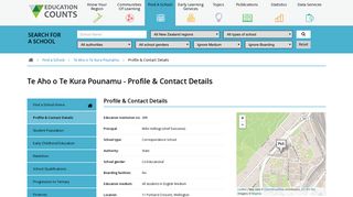 Te Aho o Te Kura Pounamu: Profile & Contact Details | Education ...