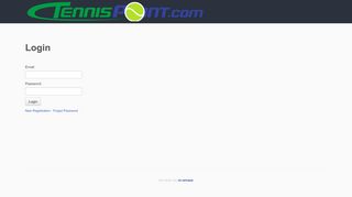 Login - TennisPoint