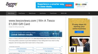 www.tescoviews.com | Win A Tesco £1,000 Gift Card - Survey Help