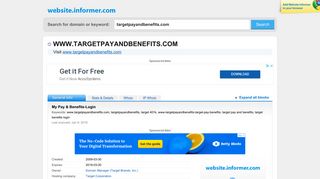 targetpayandbenefits.com at WI. My Pay & Benefits-Login